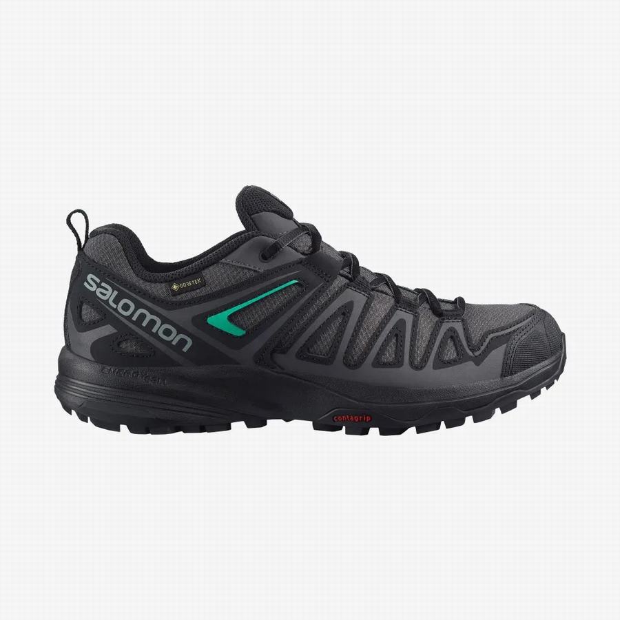 Salomon X Crest Gore-tex Turisticka Obuv Damske Čierne |VWS8134PM|